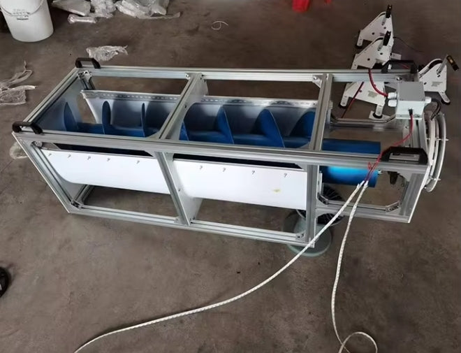 No Head 1.5kw 1500w Archimedes Spiral Hydro Water Generator for Stream River