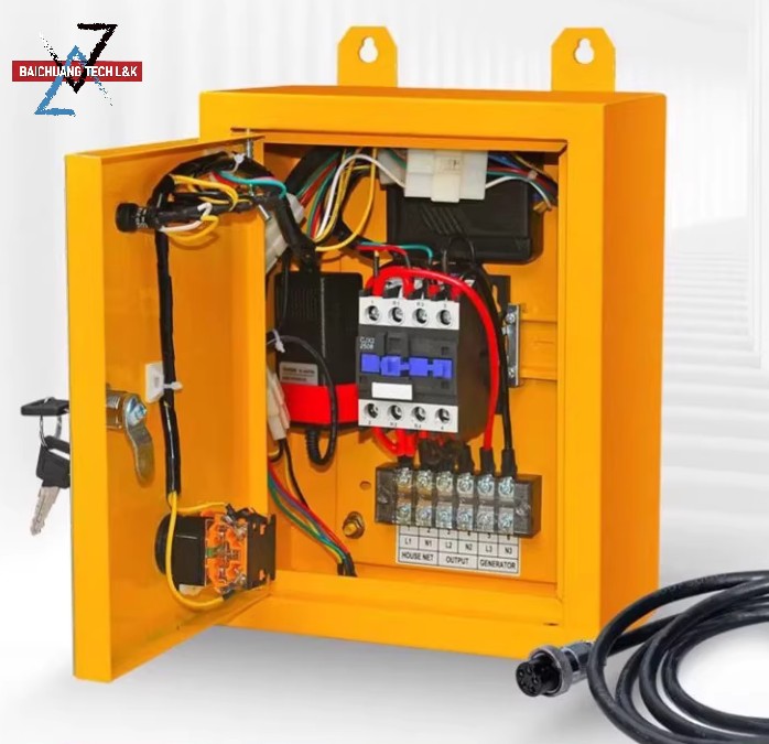Gasoline and diesel generator sets, 5KW, 8KW, 10KW,50kw 220v 110v 380v  dual power supply, fully automatic transfer, ATS (Automatic Start-Stop System) for power outages.