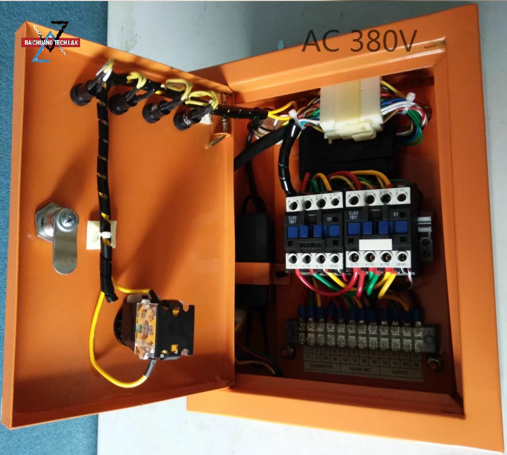 Gasoline and diesel generator sets, 5KW, 8KW, 10KW,50kw 220v 110v 380v  dual power supply, fully automatic transfer, ATS (Automatic Start-Stop System) for power outages.